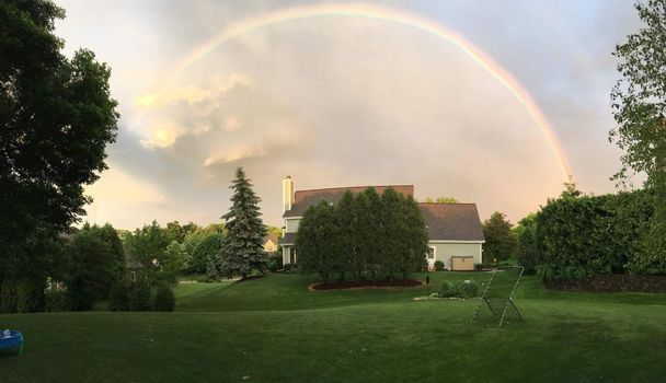 lake forest - rainbow