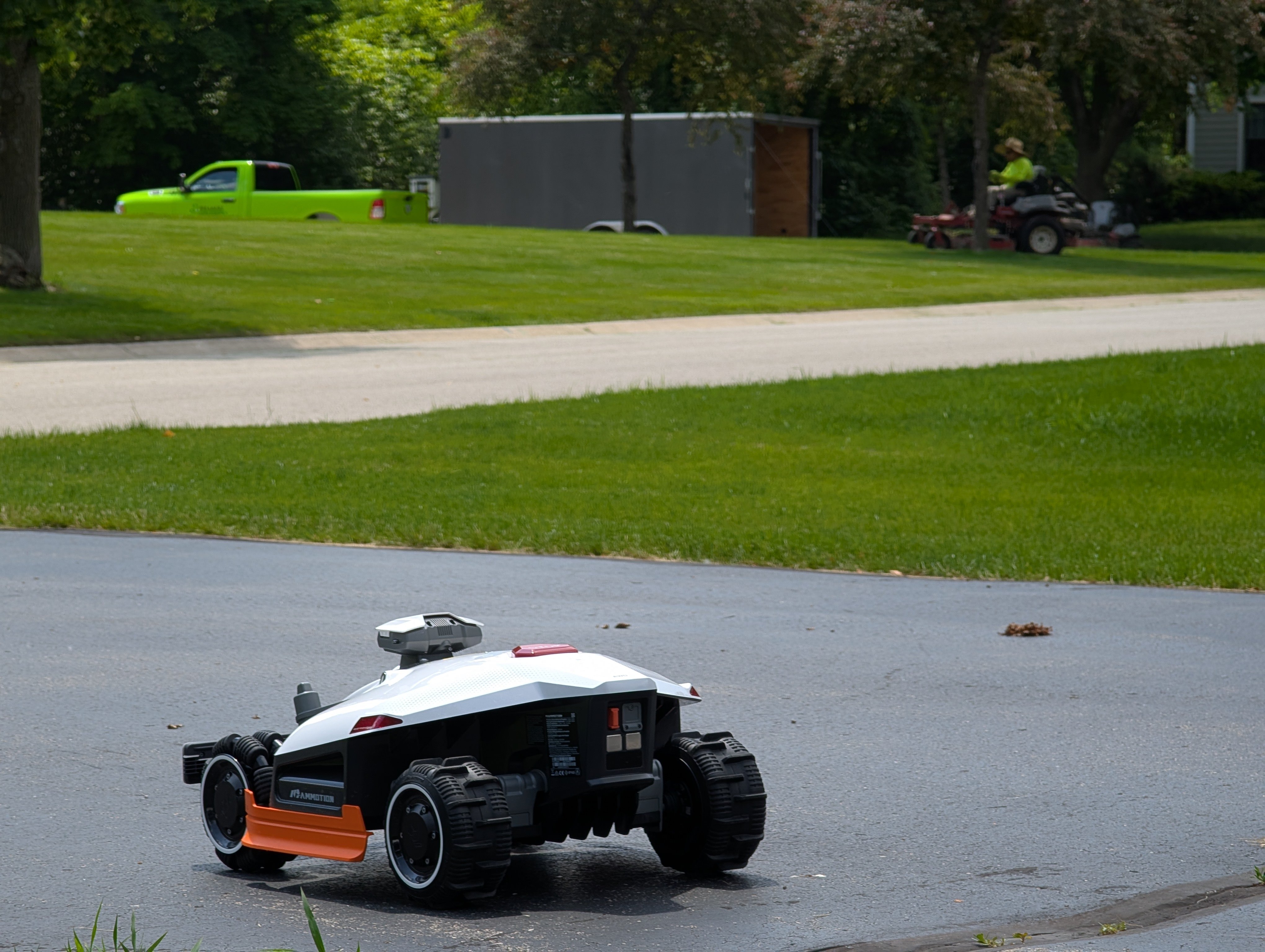 Buy Time with a Robot Lawnmower