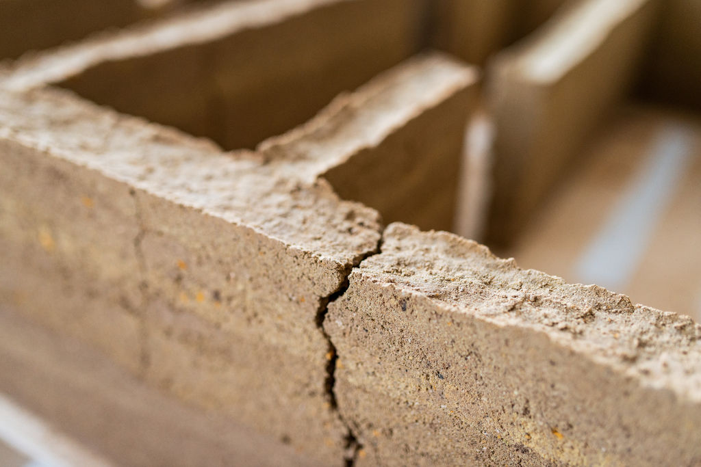 cracked wall construction
