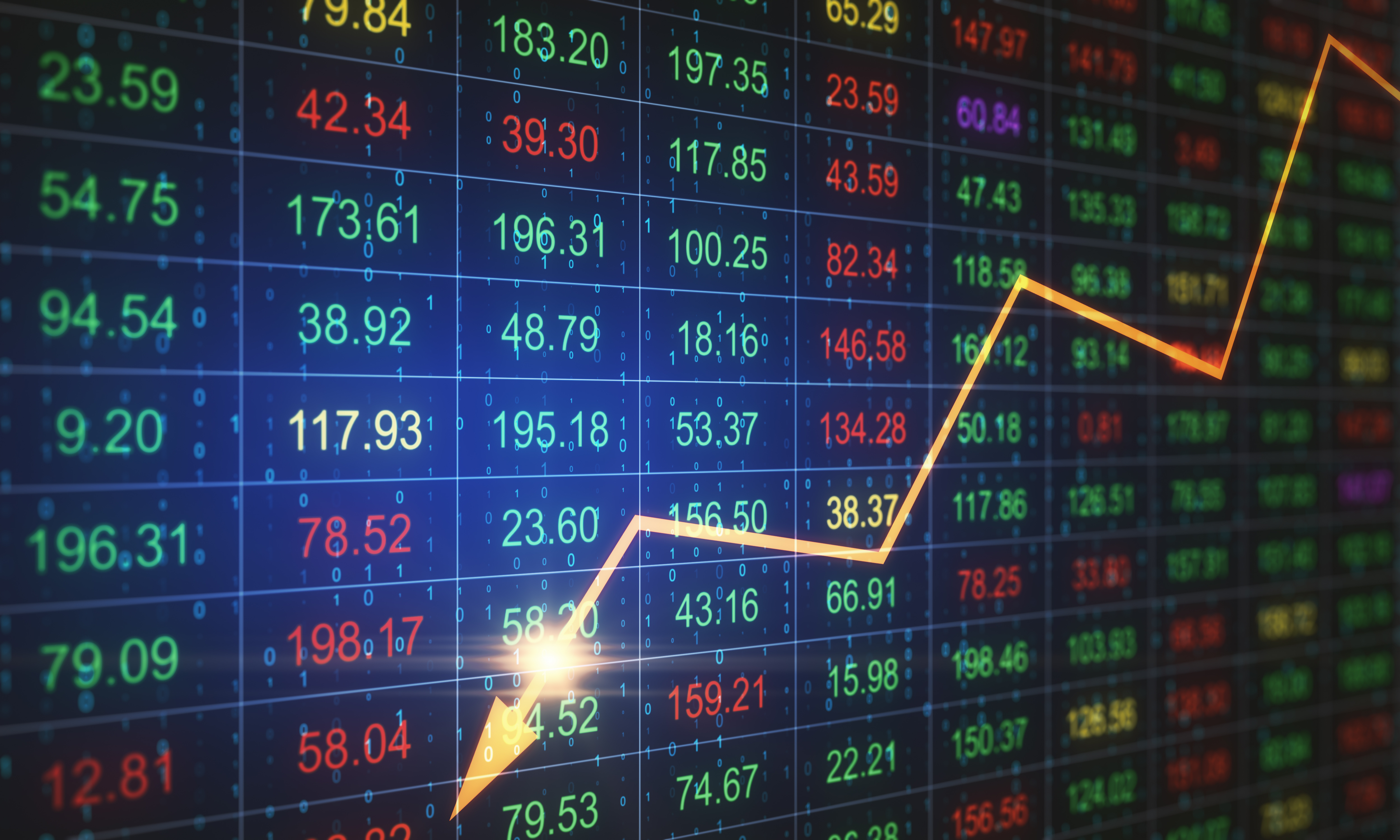 Stock crash recession chart
