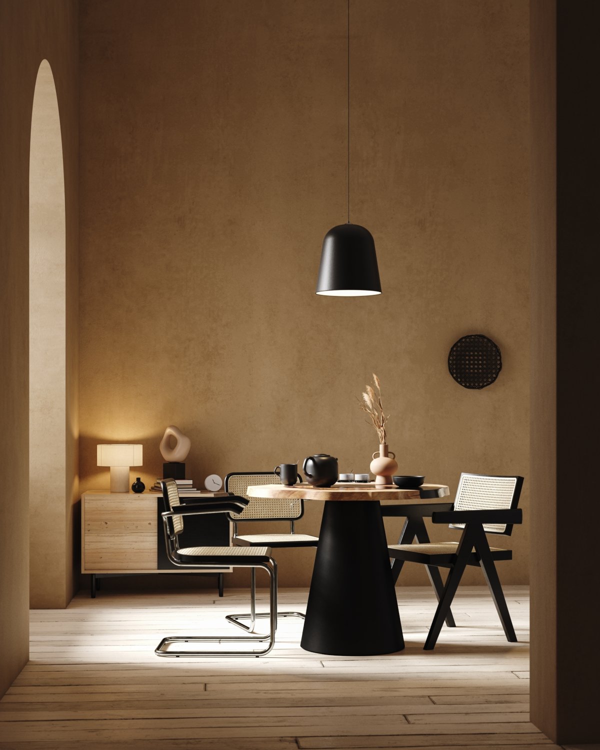 home interior, room in brown colors1.1