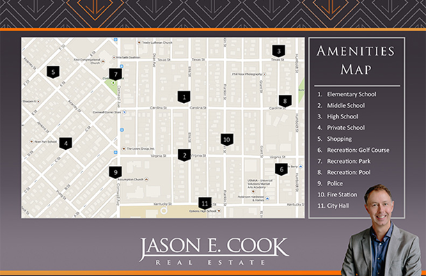 sellers page Amenities Map - Full Page