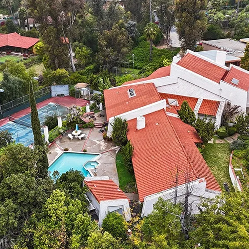 Private Tennis Court, Pool, Canyon Views & Nearly an Acre of Land in Coveted Cowan Heights