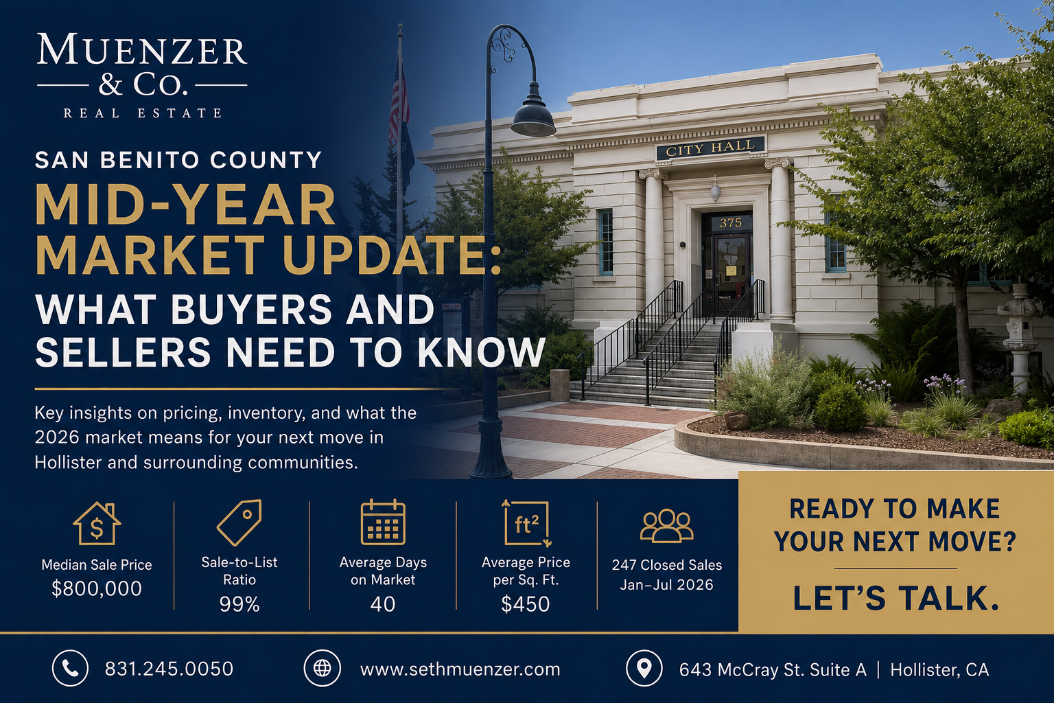 Muenzer & Co_2026 San Benito Real Estate Mid Market Update