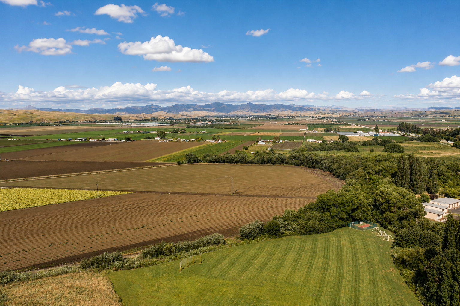 Farmland surrounding San Juan Bautista, CA