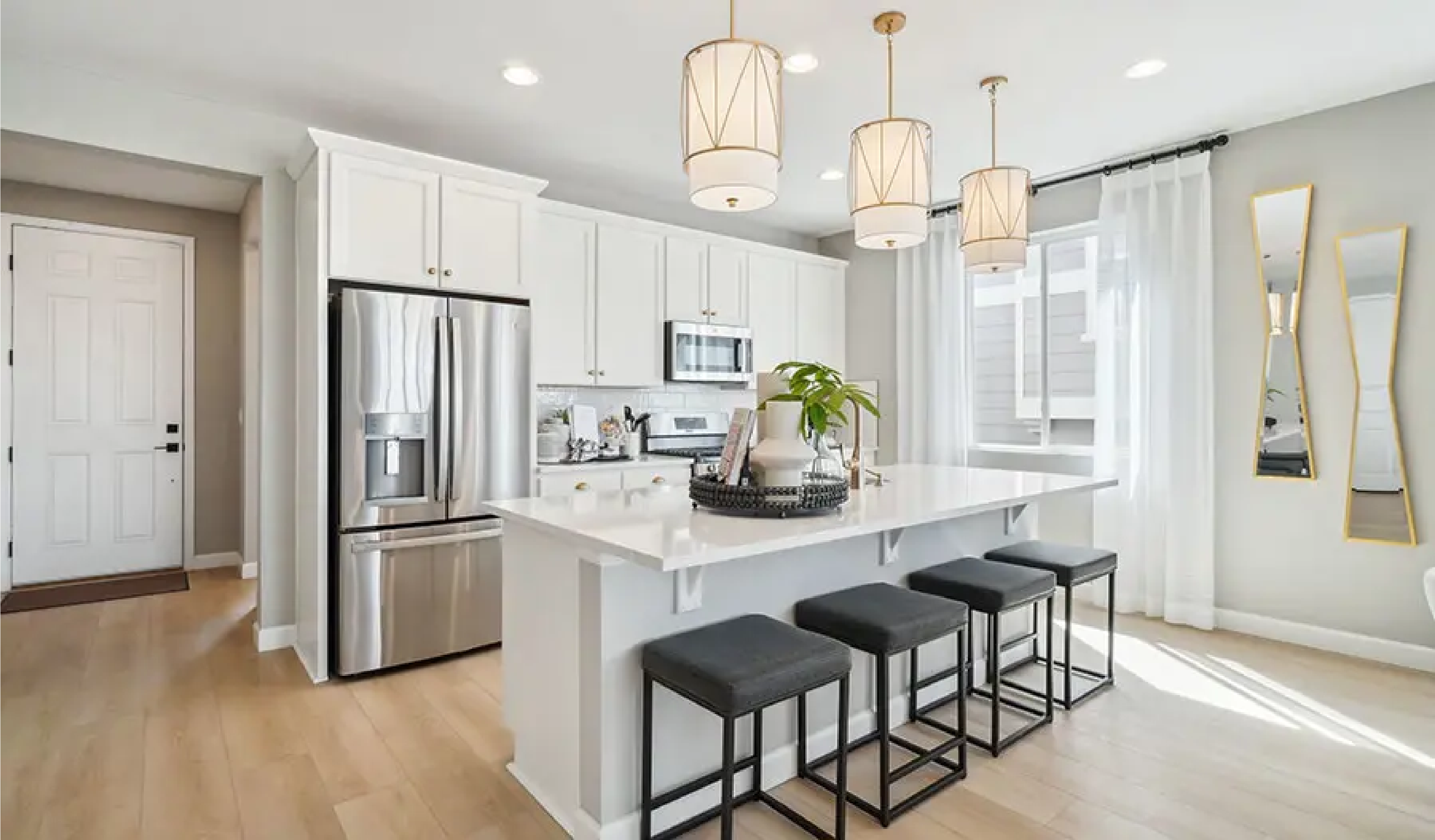 Kitchen inside a Richmond American model home