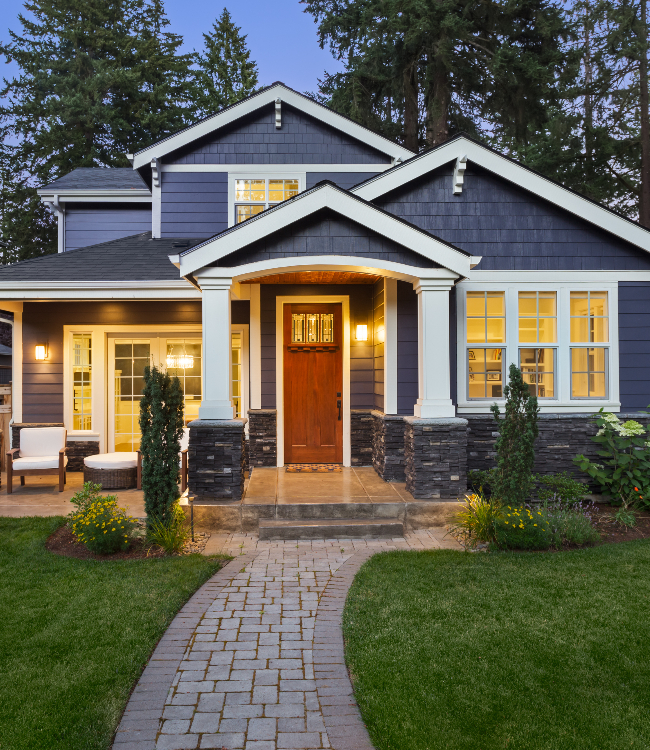 Luxury Home Exterior at Night(1)
