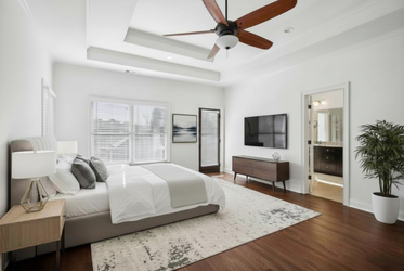 Master Bedroom with door to balcony
