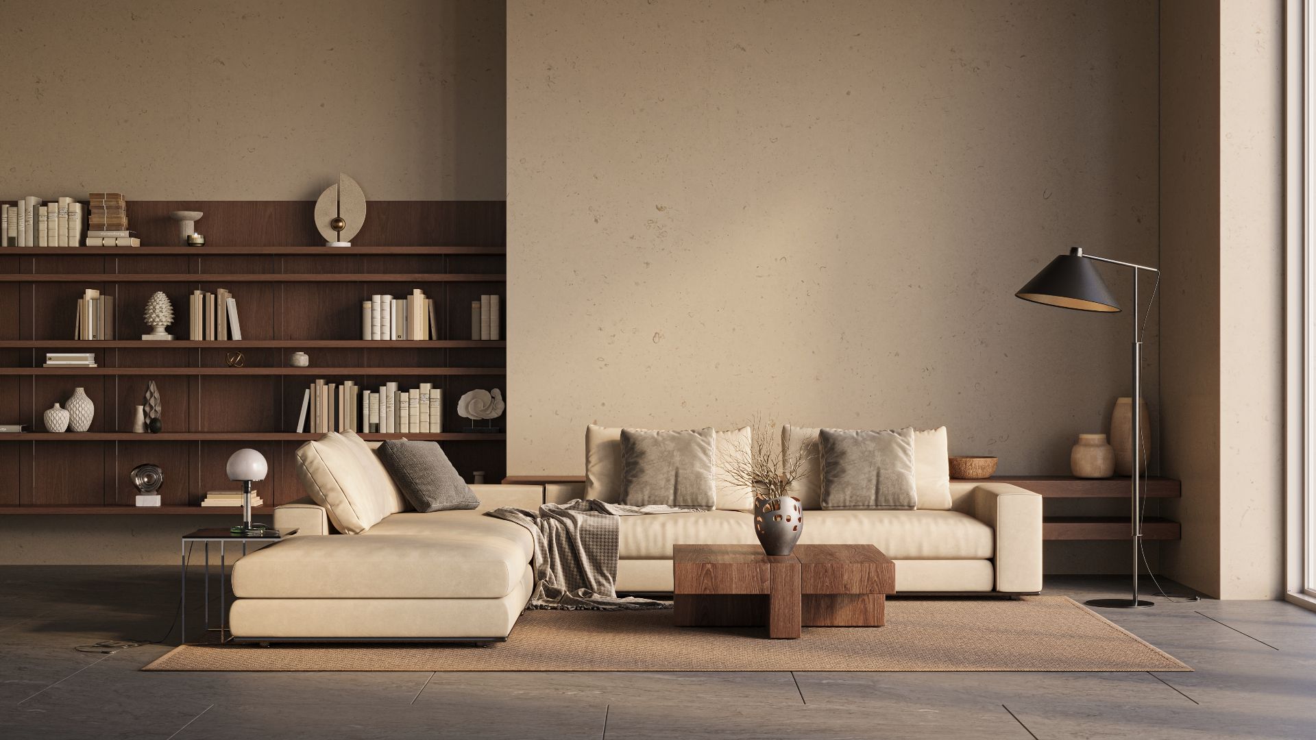 Interior design of modern apartment