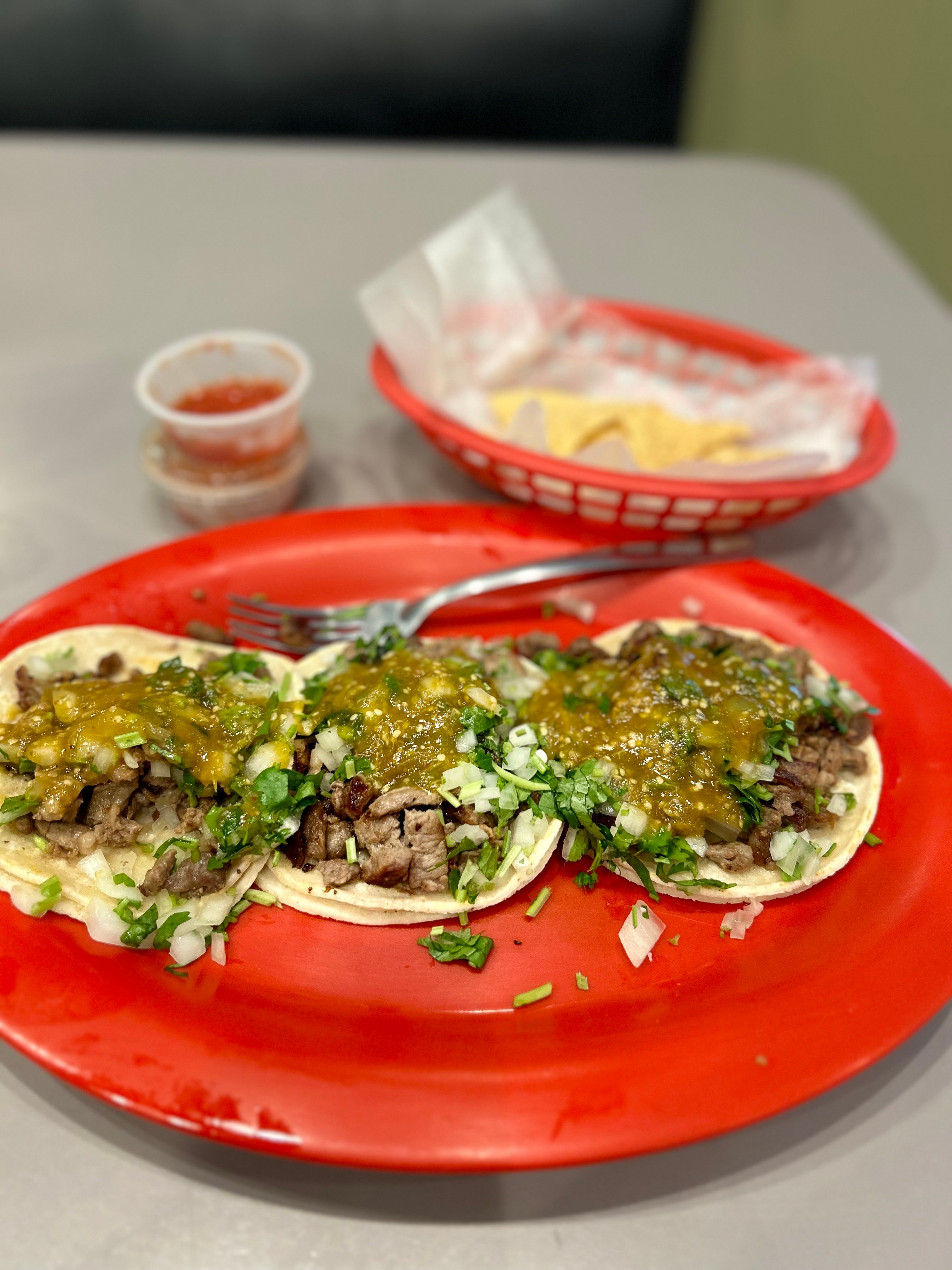 Tacos from los Caporales in Livermore CA