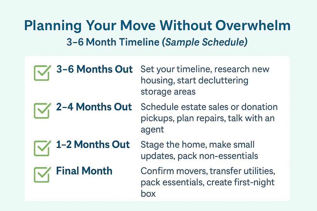 Senior Downsizing Sample Checklist