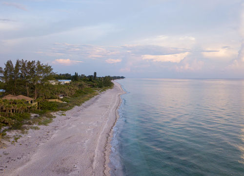 Aerial view of Manasota Key Beach
