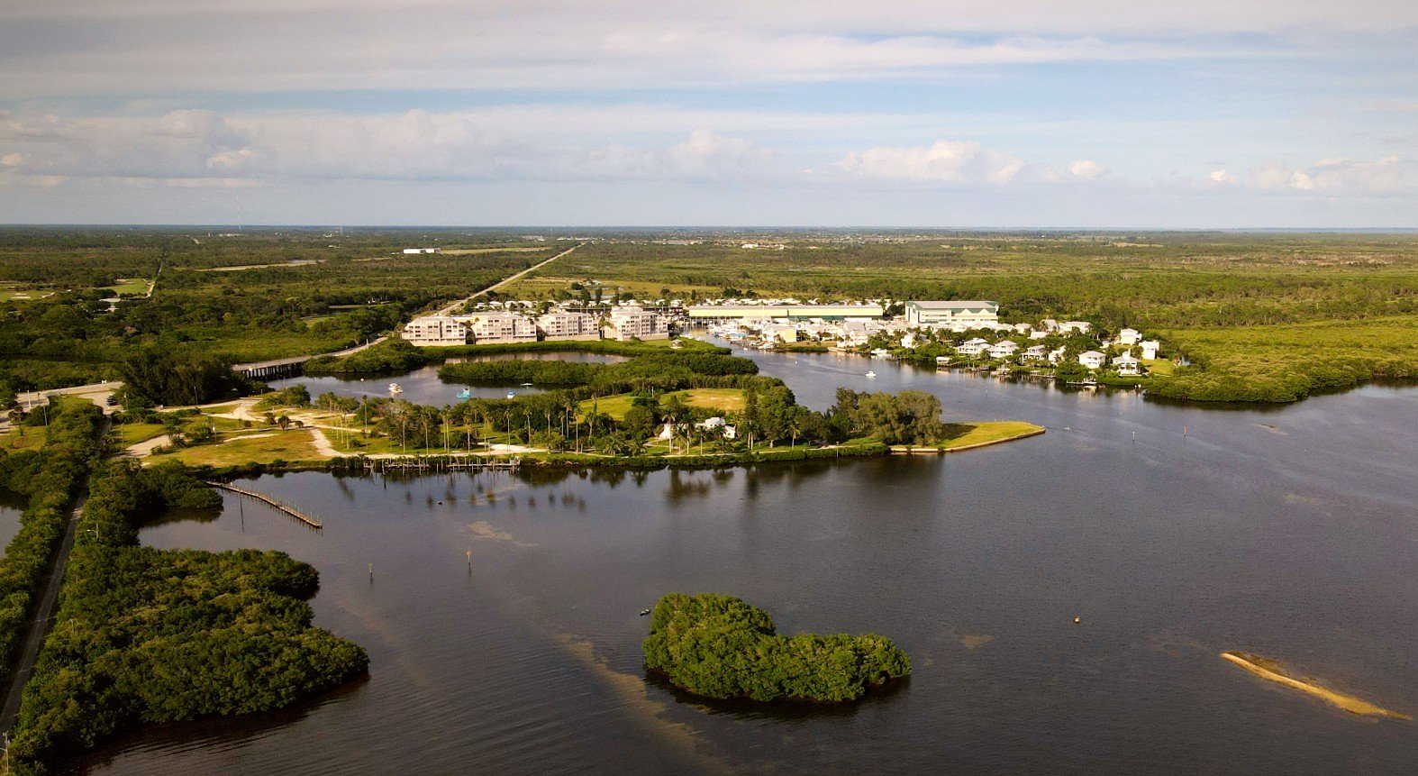 View from Bridge in Placida