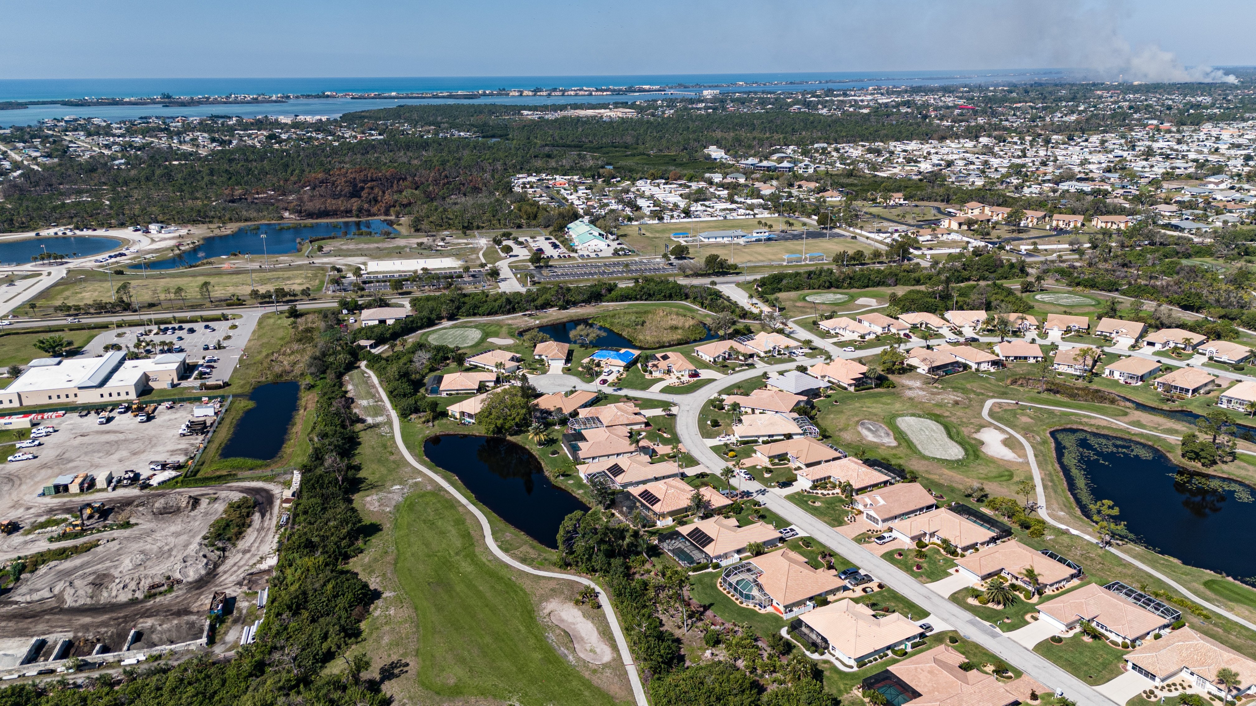 Oyster Creek from air