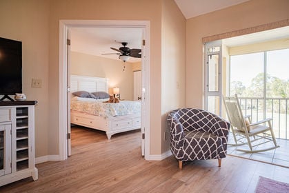 Living to master bed