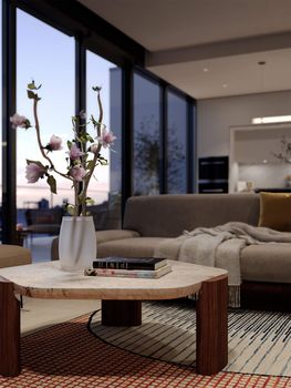 LAR1422_N10thSt_S100_INT_Vignette1_Penthouse Living_2K