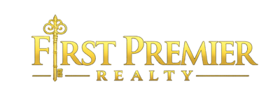 Elegant gold logo design for realty