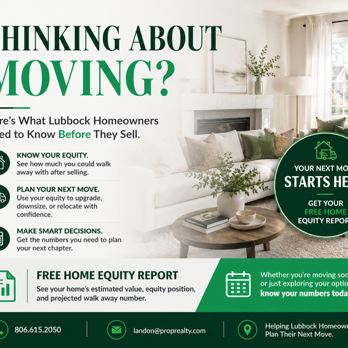 Thinking About Moving? Here's What Lubbock Homeowners Need to Know Before They Sell