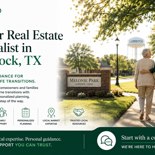 Senior Real Estate Specialist in Lubbock, TX: Why Trusted Local Guidance Matters During Major Life Transitions