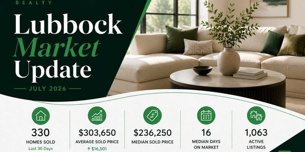 July 2026 Lubbock Housing Market Update for Homeowners