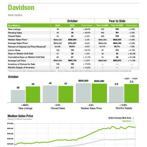 Davidson Market Statistics