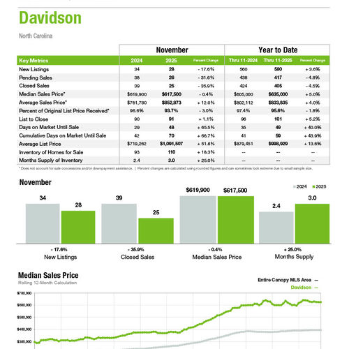 Davidson Market Statistics