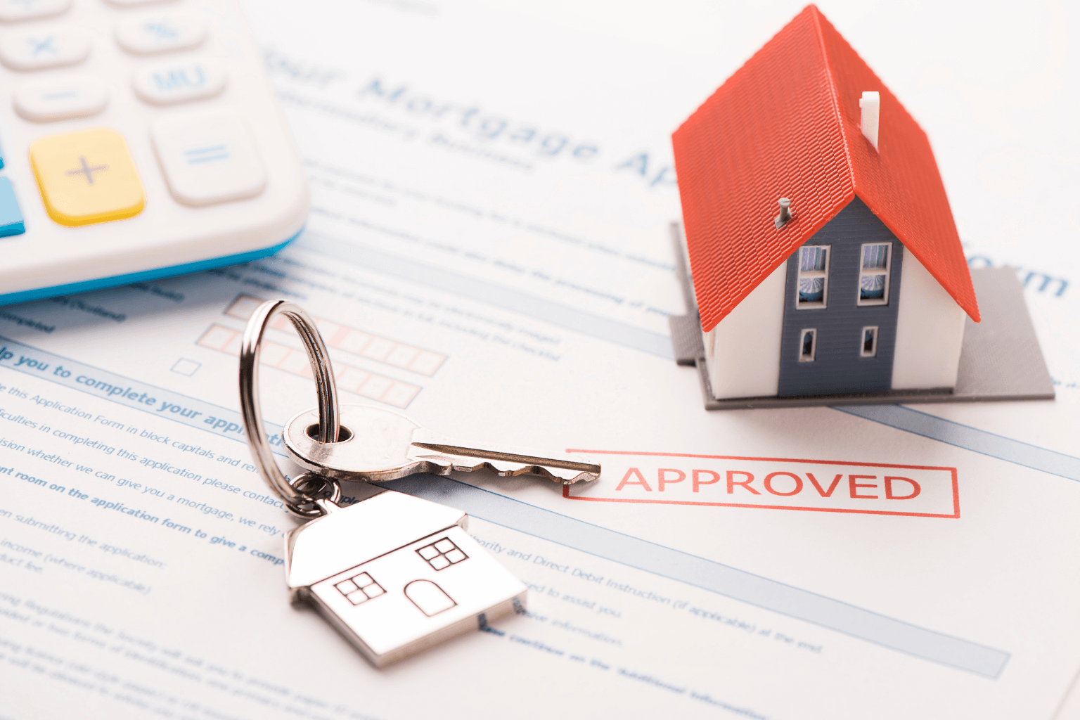 Mortgage preapproval letter on a desk
