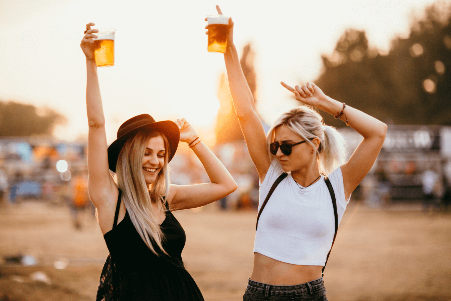 People enjoying an outdoor festival in Concord California