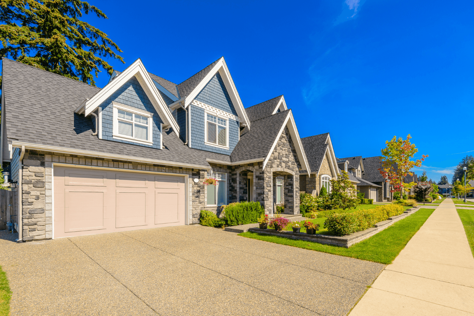 A residential neighborhood in Concord, California