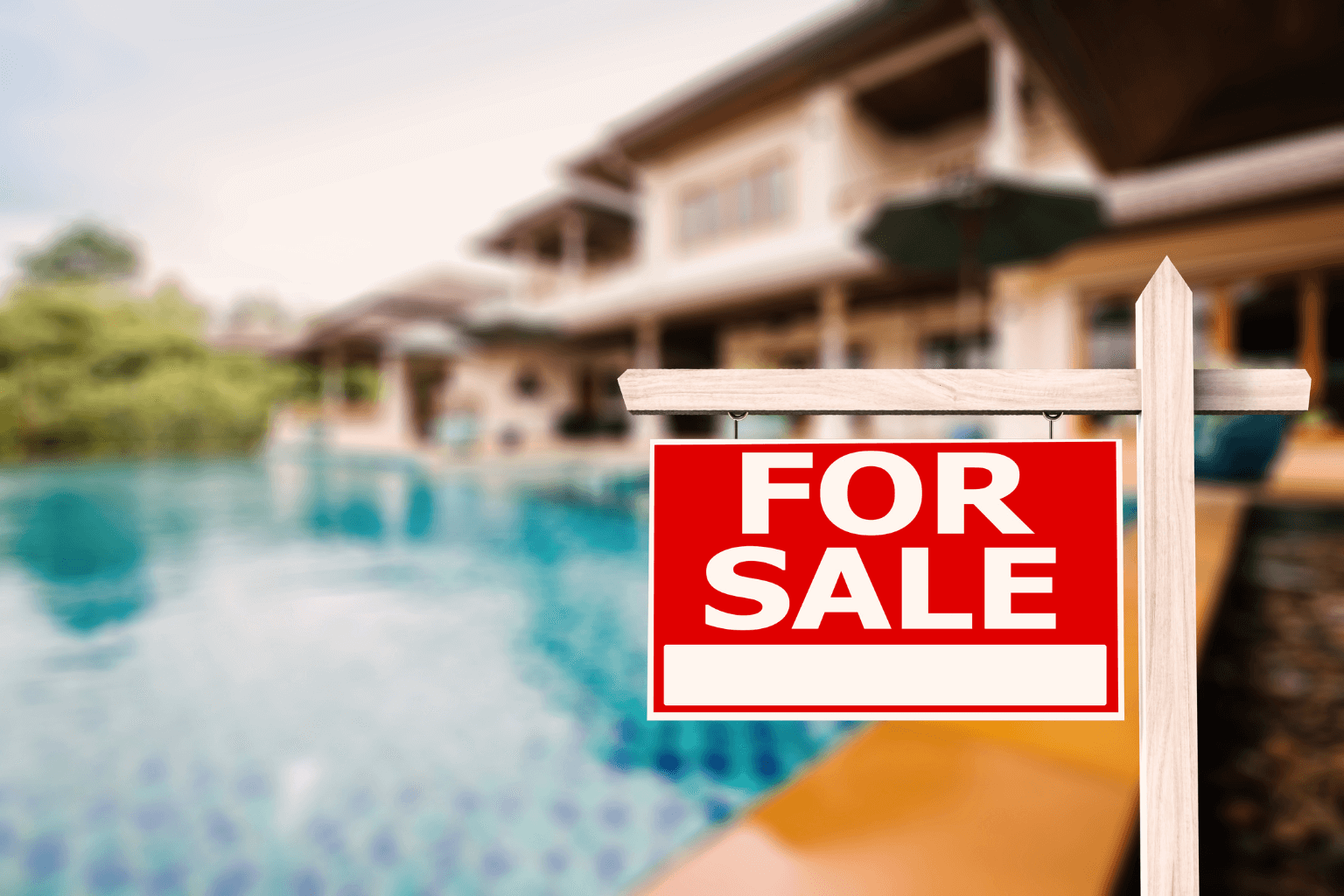 For sale sign in front of a house in Dublin, California