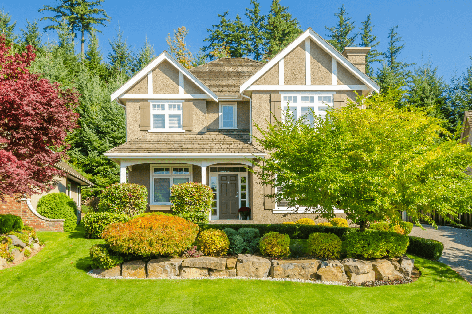 Pleasanton home with strong curb appeal and landscaping