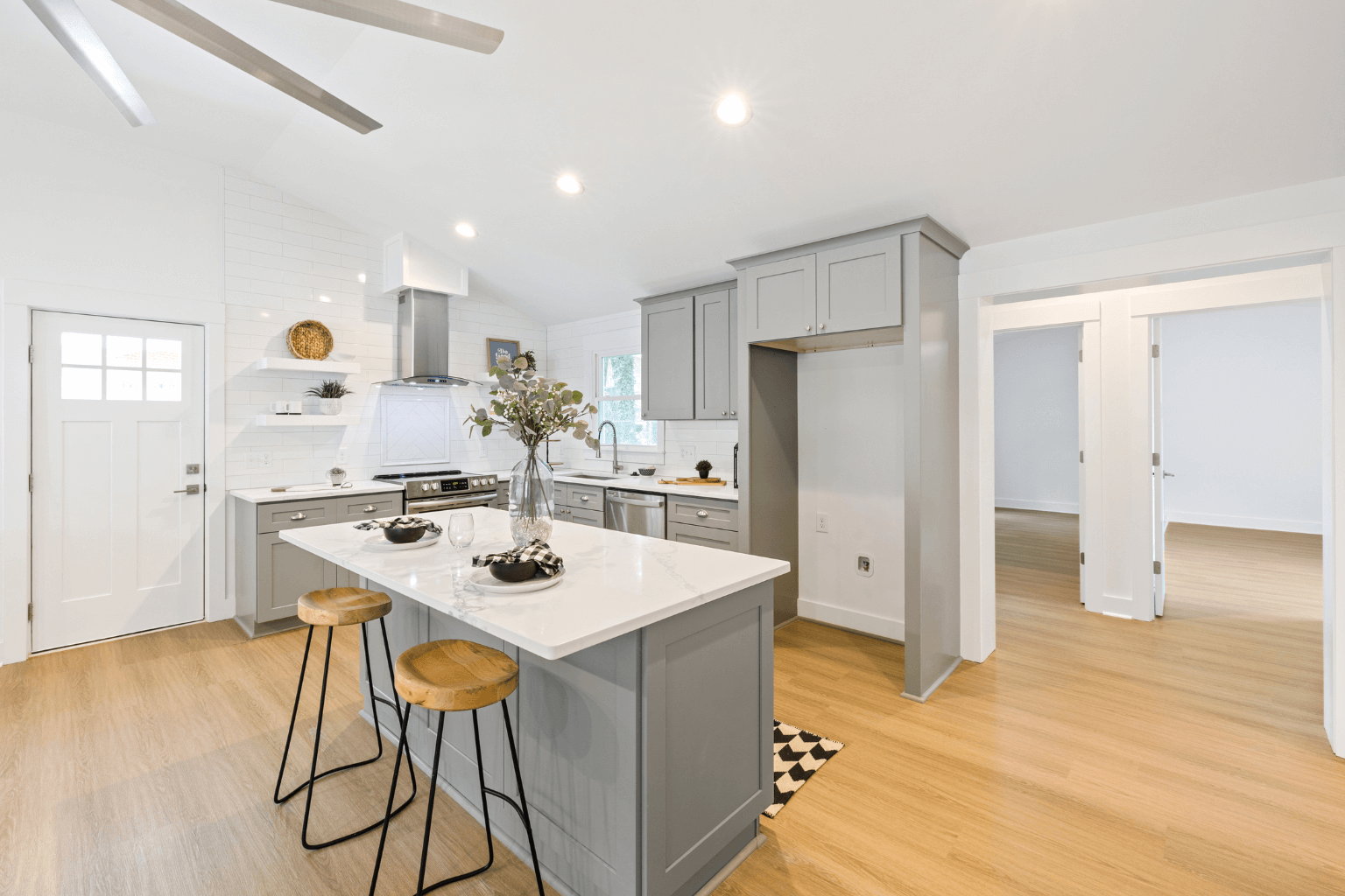 Kitchen transformation in Concord, CA with minimal clutter and bright décor