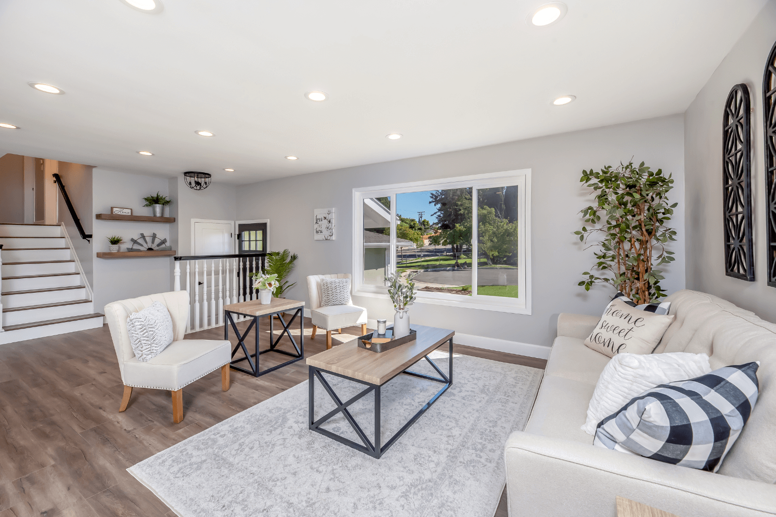 A modern living room