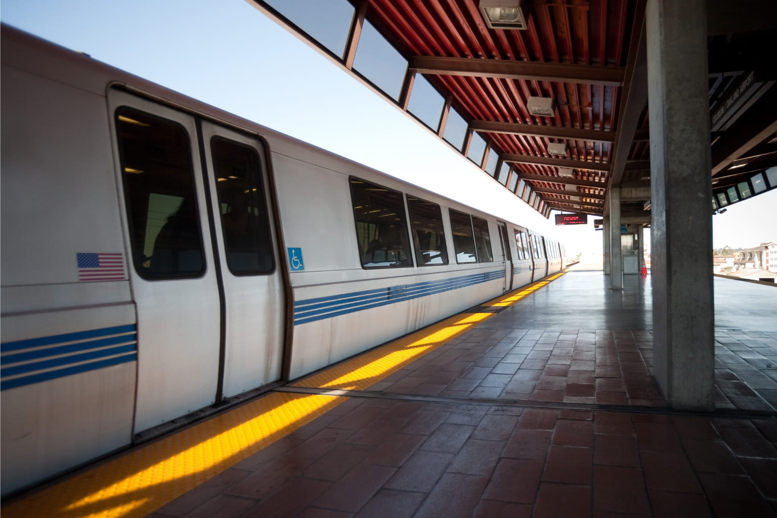 BART station in California