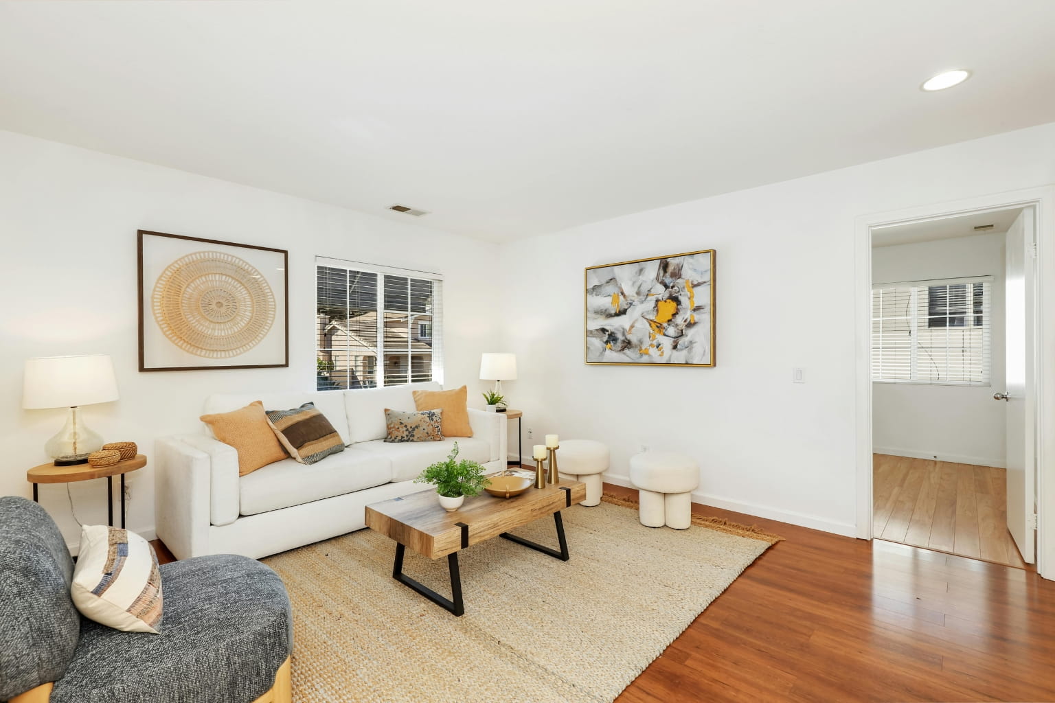 Home Selling Timeline in Moraga A clean, staged living room with neutral colors | Home Selling Timeline in Moraga