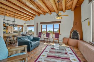 1417 Santa Cruz Road Taos NM Living Dining Area