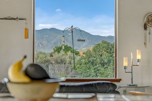 1417 Santa Cruz Road Taos NM Mountain View From Kitchen