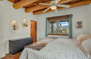 1417 Santa Cruz Road Taos NM bedroom