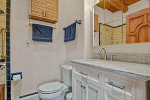 1417 Santa Cruz Road Taos NM Bathroom Vanity