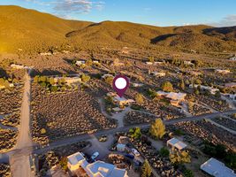1417 Santa Cruz Road Taos NM Aerial Map Location