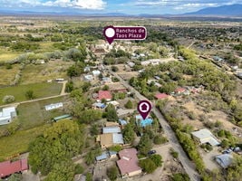 32 Valerio Road Aerial View Near Ranchos de Taos Plaza
