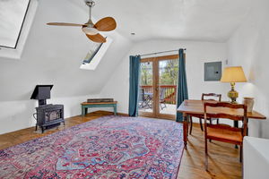 32 Valerio Road Casita Living Area with Stove