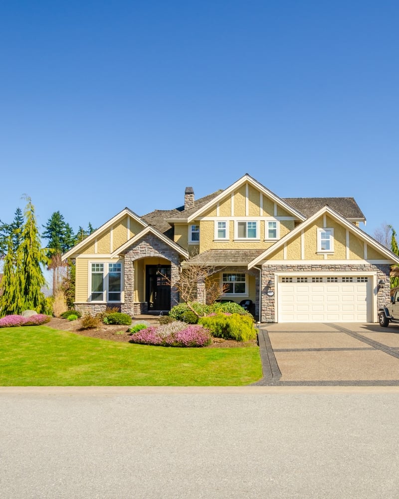 Luxury,House,At,Sunny,Day,In,Vancouver,,Canada.