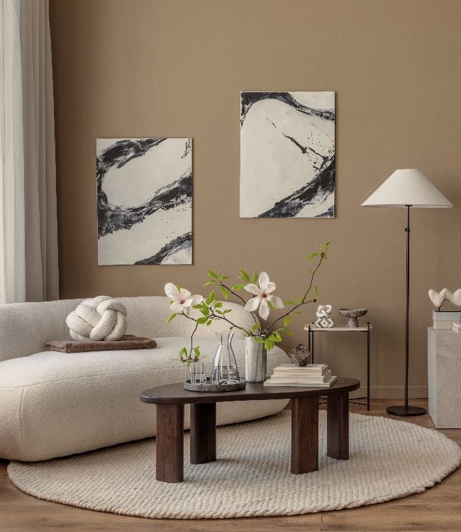 Creative composition of living room interior(1)