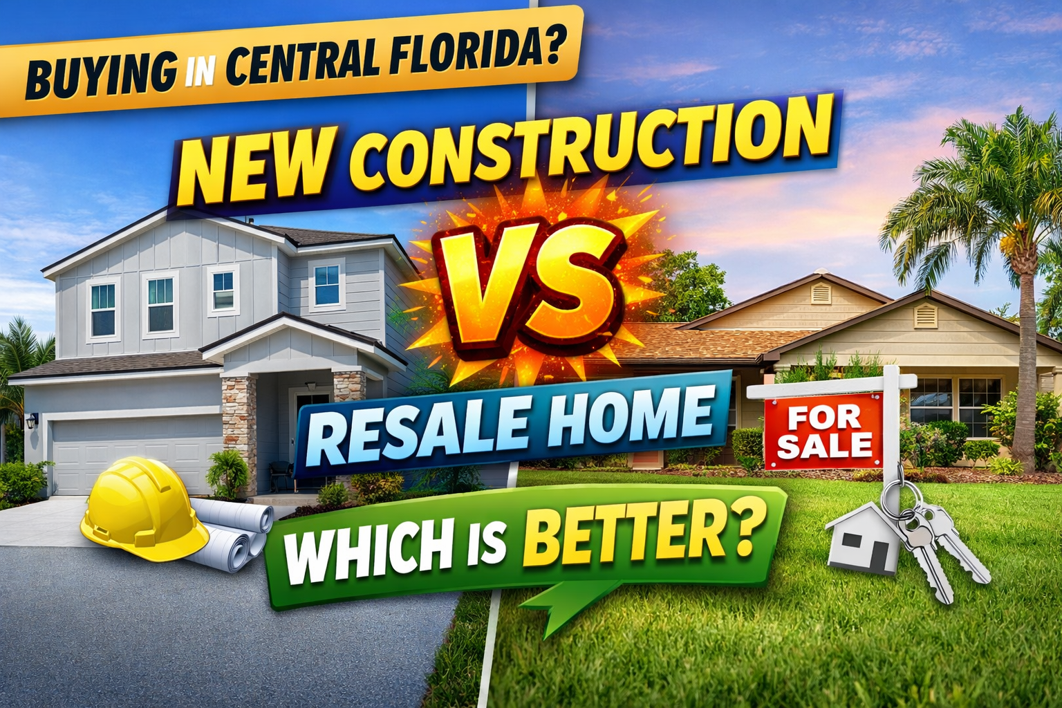 New construction vs resale homes comparison