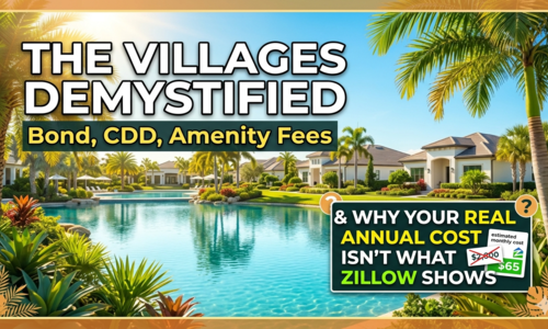 The Villages Demystified: Bond, CDD, Amenity Fees & Why Your Real Annual Cost Isn't What Zillow Shows