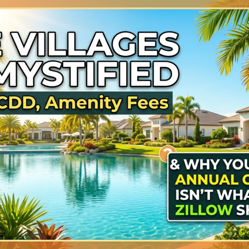 The Villages Demystified: Bond, CDD, Amenity Fees & Why Your Real Annual Cost Isn't What Zillow Shows