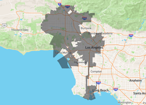 los angeles, The Whipple Group area of interest