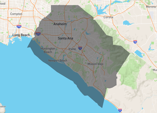 orange, The Whipple Group area of interest