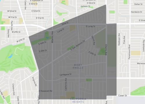 bixby knolls, The Whipple Group area of interest